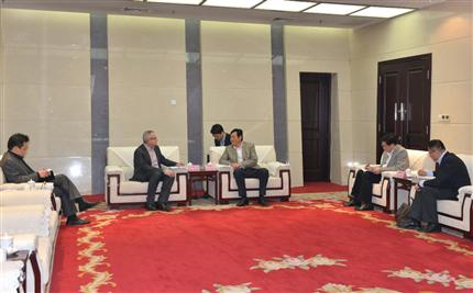 Zhao Jiancai met Luxembourg special envoy and Zhang Mingchao attended the meeting